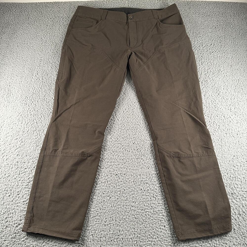 Kuhl Resistor Pants Mens 38x30 Brown Straight Stretch Canvas Outdoor Hiking